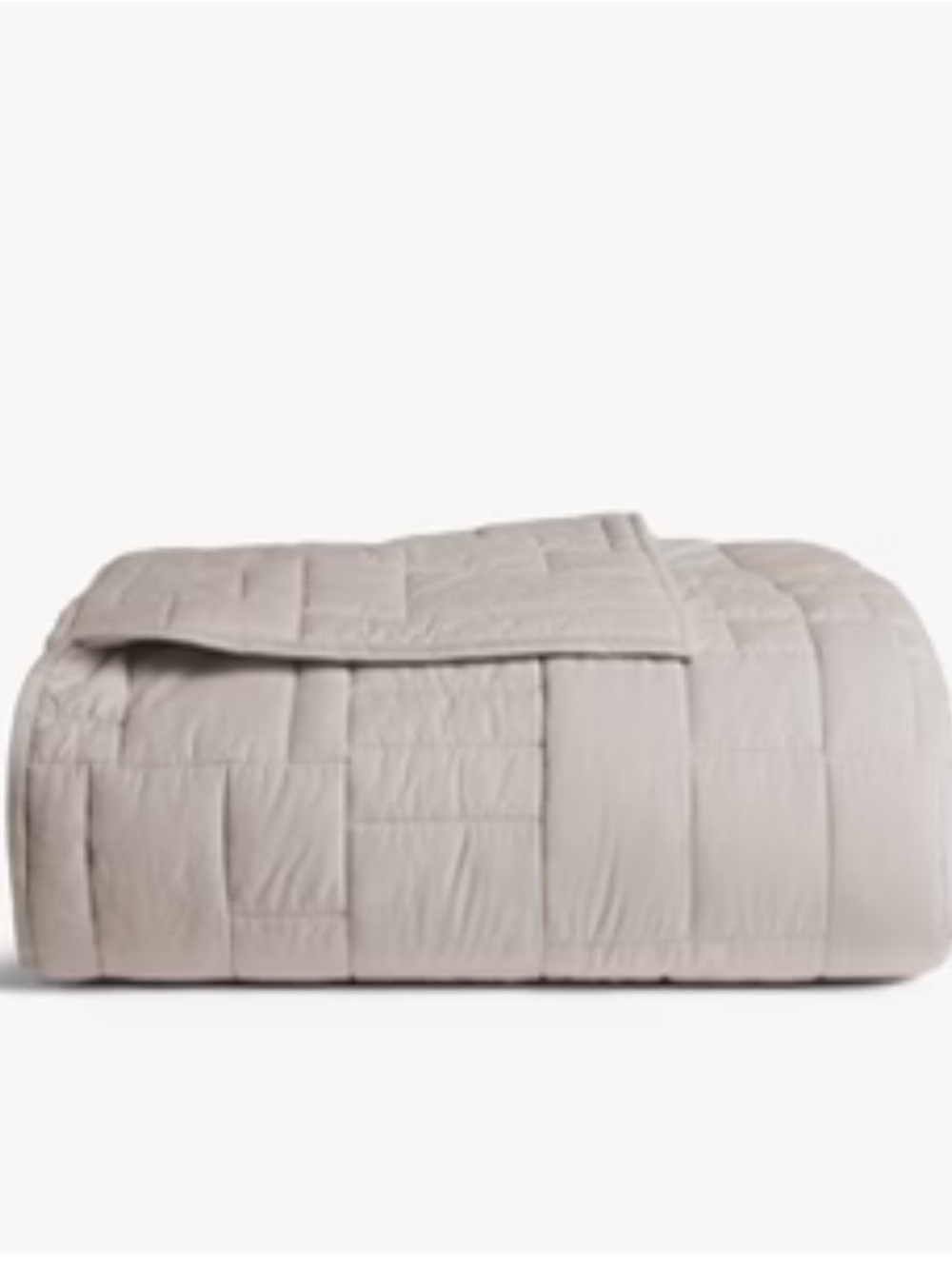 Parachute for Target Cozy Block Quilt Full/Queen Cream/Oatmeal NEW